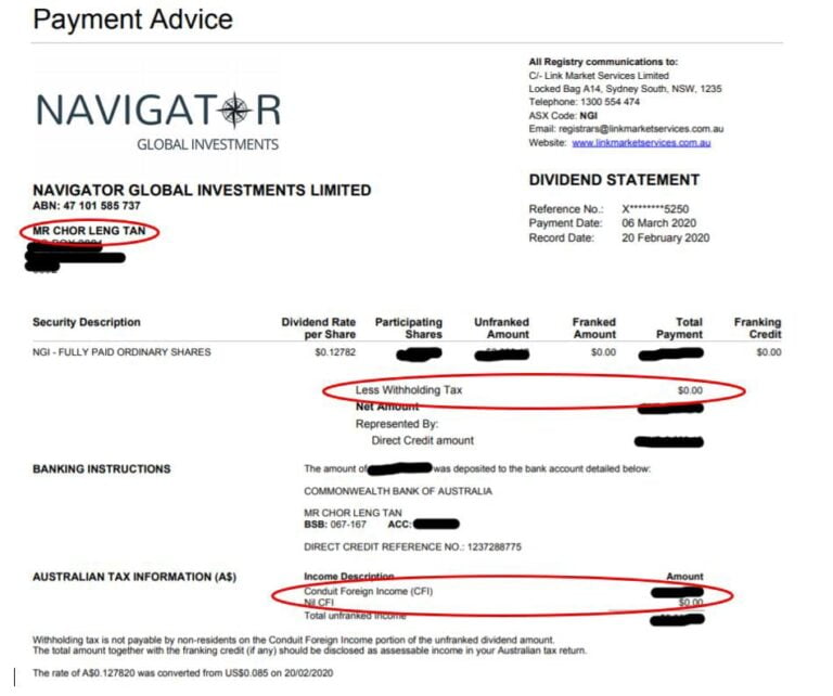 navigatar payment advice